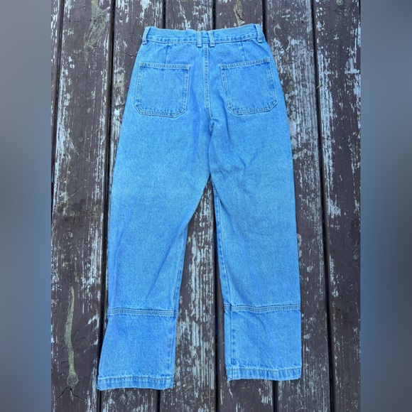 Lioness Women's Stacey Light Wash Cargo Denim Jeans Size XS - Picture 4 of 4